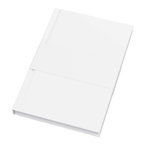 Libreta de tapa dura mate A5 con 100 hojas "Novella Brontë" Blanco | sin montaje de publicidad | no disponible | no disponible