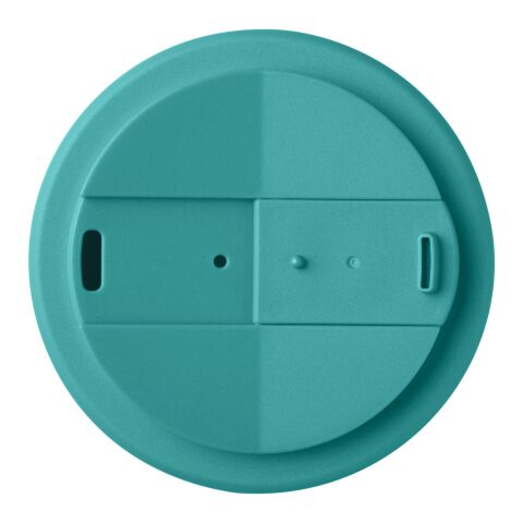 Vaso con aislamiento de 350 ml con tapa antigoteo &quot;Americano®­­ Renew&quot; Azul arrecife | sin montaje de publicidad | no disponible | no disponible