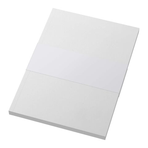 Libreta A5 de tapa blanda con 100 hojas de papel reciclado "Novella Austen" Blanco