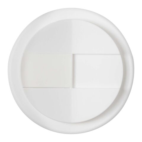 Vaso isotérmico Americano® POP 350 ml con tapa antiderrame Blanco | sin montaje de publicidad | no disponible | no disponible