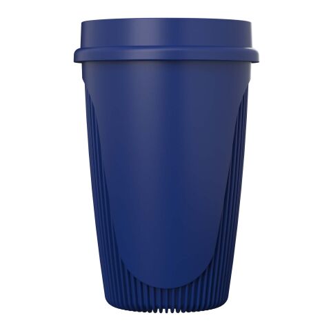 Vaso de 350&nbsp;ml con tapa de 360° "Alto POP" Azul