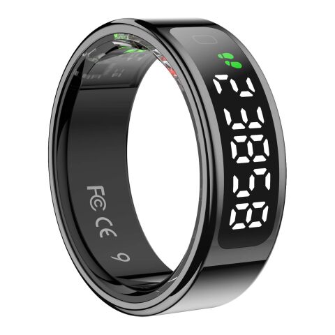 Anillo inteligente Prixton Orbyt Touch Negro | 8(18,3 mm)