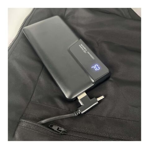 Chaleco calentador con batería externa &quot;SCX.design G01&quot; Negro intenso | L | sin montaje de publicidad | no disponible | no disponible