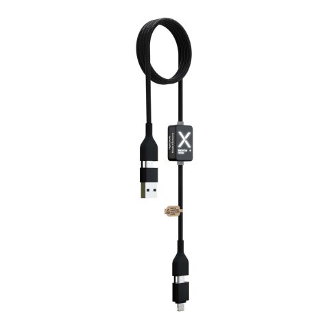 Cable de carga con interruptor de 60&nbsp;W y logotipo retroiluminado "SCX.design C32" Estándar | Negro intenso | sin montaje de publicidad | no disponible | no disponible