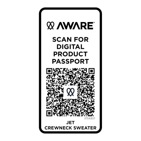 Jersey reciclado de cuello redondo unisex &quot;Aware™&quot; &quot;Jet&quot; Estándar | Oatmeal | L | sin montaje de publicidad | no disponible | no disponible | no disponible