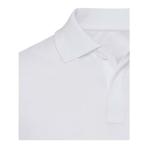 Polo orgánico de 180 g/m² con certificado OCS de manga corta unisex "Graphite" Estándar | Blanco | 4XS | sin montaje de publicidad | no disponible | no disponible | no disponible