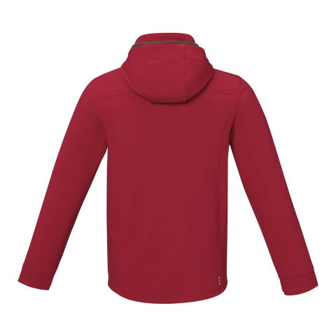 Chaqueta softshell reciclada GRS para hombre de Langley Rojo | XS