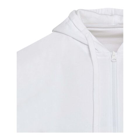 Sudadera con capucha de 280 g/m² unisex orgánica reciclada con certificado OCS "Jasper" Estándar | Blanco | XXS | sin montaje de publicidad | no disponible | no disponible | no disponible