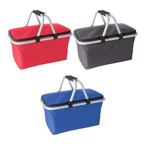 Cesta isotérmica plegable gris | sin montaje de publicidad | no disponible | no disponible