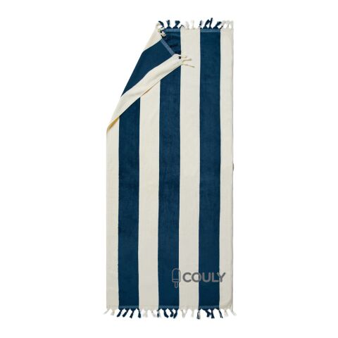Toalla de playa VINGA Valmer azul-blanco | sin montaje de publicidad | no disponible | no disponible | no disponible
