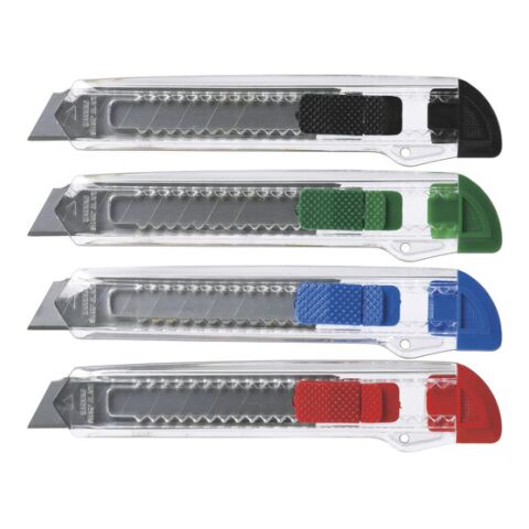 Cutter transparente negro | sin montaje de publicidad | no disponible | no disponible