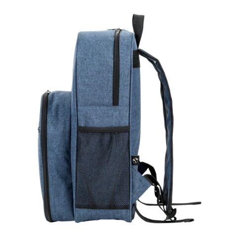 WHITSUNDAY. Mochila nevera para pícnic de poliéster reciclado de alta densidad 600D Azul | sin montaje de publicidad