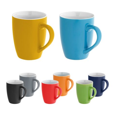 CINANDER. Taza de cerámica 370 mL Negro | sin montaje de publicidad