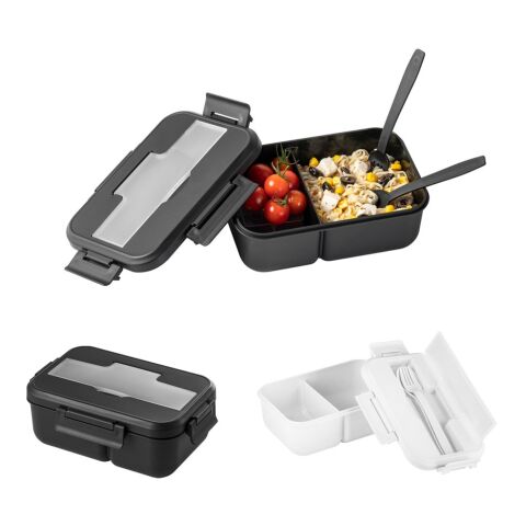 PYRUS. Fiambrer. Caja hermética de PP de 1000 mL Negro | sin montaje de publicidad