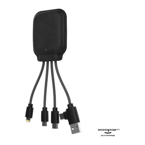 4001 | Xoopar Iné Gamma Charging cable with NFC and 3.000mAh Powerbank negro | sin montaje de publicidad | no disponible | no disponible | no disponible