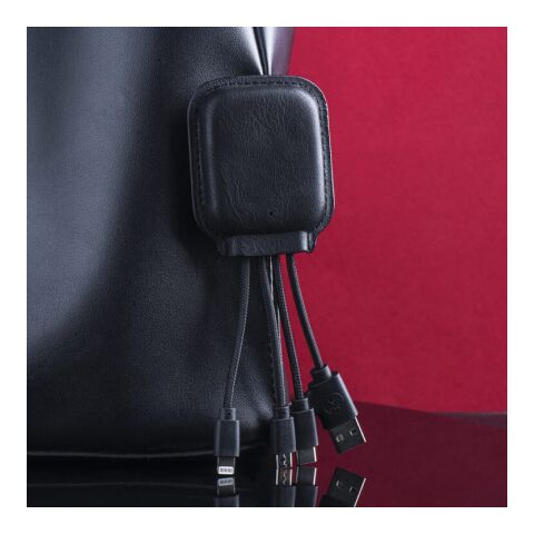 4001 | Xoopar Iné Gamma Charging cable with NFC and 3.000mAh Powerbank Negro | sin montaje de publicidad | no disponible | no disponible | no disponible