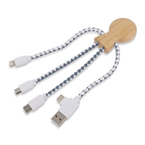 Xoopar Mr. Bio Bamboo Charging Cable Natural | sin montaje de publicidad | no disponible | no disponible | no disponible