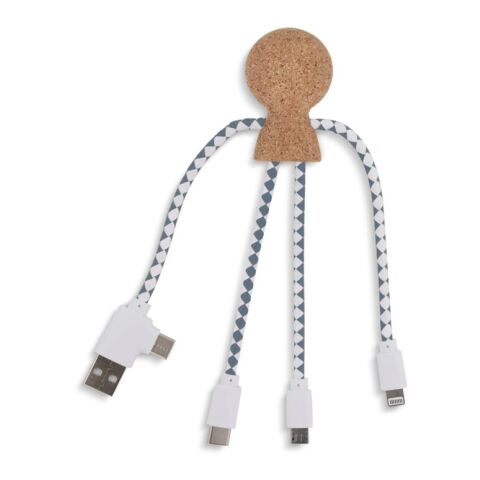 Xoopar Mr. Bio Cork Charging Cable Natural | sin montaje de publicidad | no disponible | no disponible | no disponible