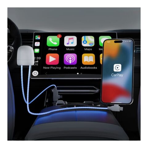 Xoopar GRS lighting ICE-C cable Azul / Blanco | sin montaje de publicidad | no disponible | no disponible | no disponible