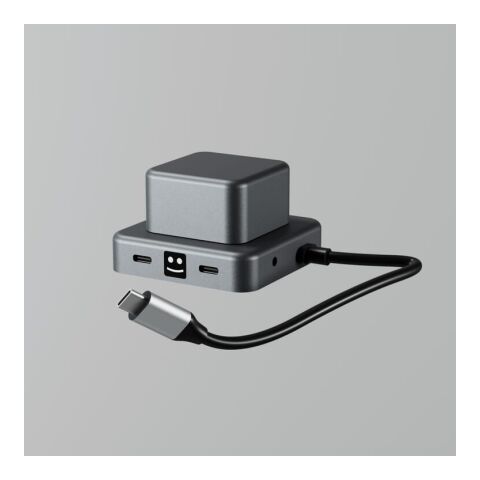 Xoopar GRS Cubbi Hub gris oscuro | sin montaje de publicidad | no disponible | no disponible | no disponible