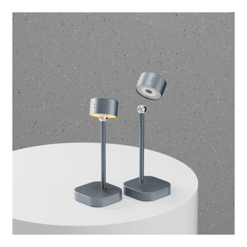 Xoopar Mojiu Lámpara de mesa inteligente con control por voz gris claro