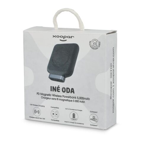 4026 - Xoopar Ine Oda Wireless Powerbank Compatible con MagSafe 5000 mAh Negro | sin montaje de publicidad | no disponible | no disponible