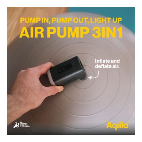 Bomba de aire eléctrica inalámbrica Aqiila Airbird C2 Negro