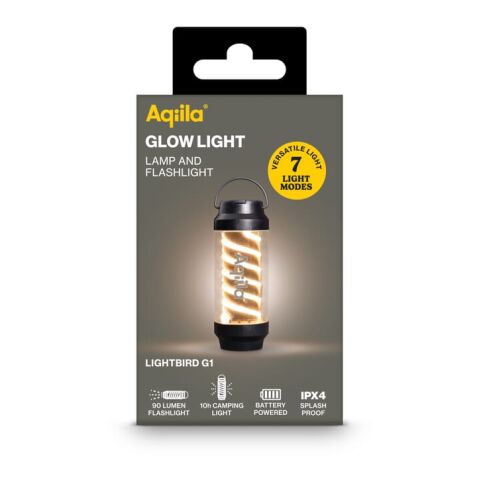 Linterna y luz de camping Aqiila Lightbird G1 Negro