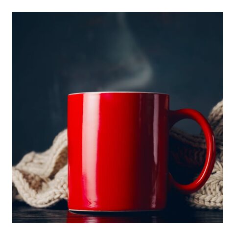 Taza Oslo Roja 300ml Rojo / Blanco | sin montaje de publicidad | no disponible | no disponible | no disponible