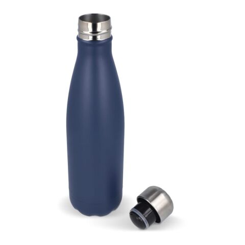 Sagaform Nils Botella de acero con revestimiento de polvo 500ml Azúl oscuro