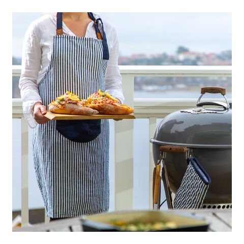 Juego de 2 manoplas para horno Lord Nelson Victory Azúl oscuro-Blanco | sin montaje de publicidad | no disponible | no disponible