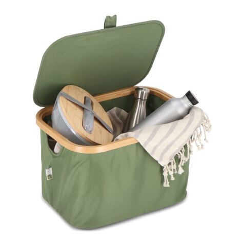 InSideOut rPET Flding Basket Sogne 38 x 26 x 25cm Verde oliva | sin montaje de publicidad | no disponible | no disponible