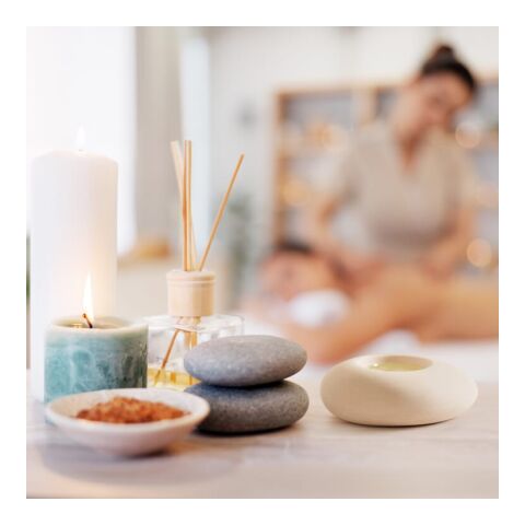 InsideOut Aroma Pebble Set de regalo con 6 aceites esenciales Ecru