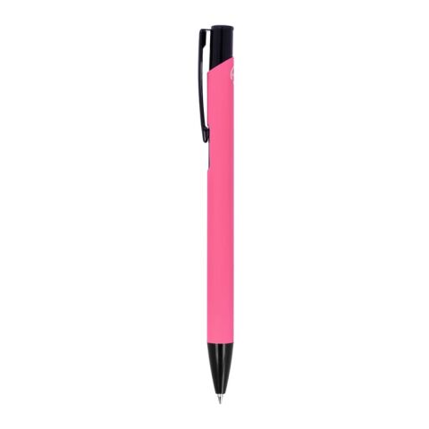 Alicante soft touch R-AL tinta negra Rosa-Negro | Grabado | 90 grados del clip | 87 mm x 8 mm | no disponible