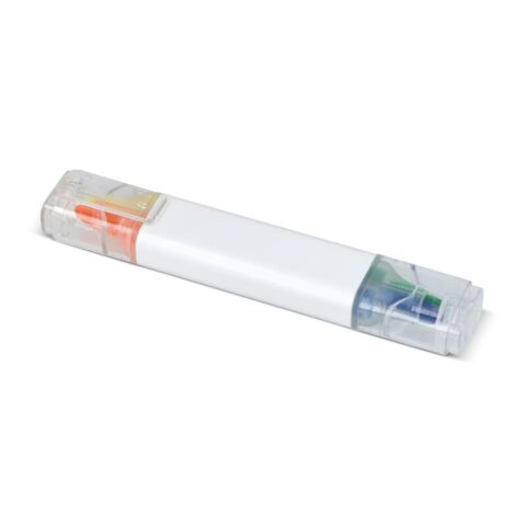 Rotulador fluorescente 4 en 1 Blanco | sin montaje de publicidad | no disponible | no disponible