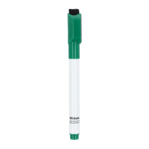 Rotulador para pizarra blanca con imán y limpiador Verde | sin montaje de publicidad | no disponible | no disponible