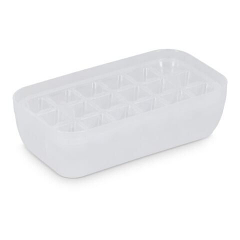 Bandeja para cubitos de hielo con botón de expulsión Blanco