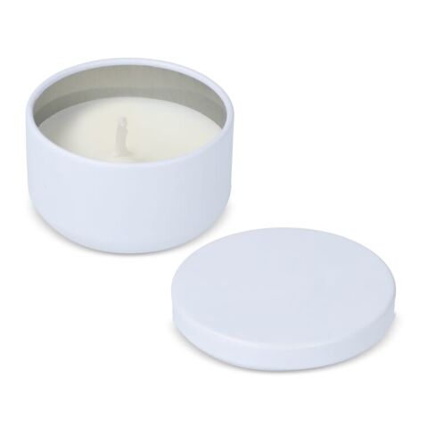 Vela vegetal sin aroma Asana en lata reciclada Arco iris | sin montaje de publicidad | no disponible | no disponible