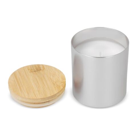 Bhakti-Duftkerze auf pflanzlicher Basis in recyceltem Aluminiumgefäß Plata | sin montaje de publicidad | no disponible | no disponible