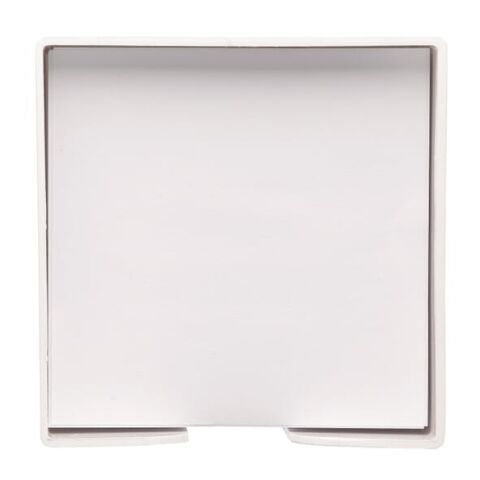 Bloque de notas 10x10x10cm FSC en caja de cubo Blanco | sin montaje de publicidad | no disponible | no disponible | no disponible