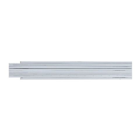 Regla plegable de madera 2m Fabricada en la UE Blanco
