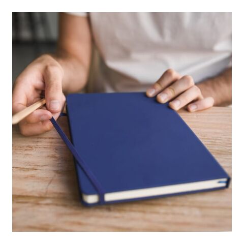 Cuaderno PU Sora A5 Azul / Blanco | sin montaje de publicidad | no disponible | no disponible