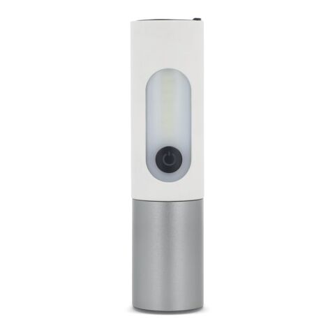 Linterna LED recargable de 10 W con función Zoom 300 lm Blanco