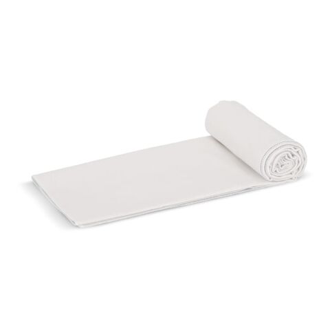 Toalla de secado rápido R-PET 100x180cm sublimación Blanco-Gris | sin montaje de publicidad | no disponible | no disponible