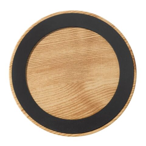 Altavoz con aspecto de madera de 3 W y cargador inalámbrico de 5 W Natural | sin montaje de publicidad | no disponible | no disponible | no disponible