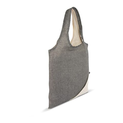 Bolsa de la compra Algodón reciclado OEKO-TEX® 140g/m² 38x42cm Gris pizarra | sin montaje de publicidad | no disponible | no disponible | no disponible