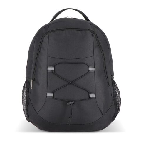 Mochila con detalle de cordón R-PET 25L Negro intenso | sin montaje de publicidad | no disponible | no disponible | no disponible