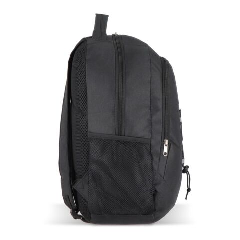 Mochila con detalle de cordón R-PET 25L Negro | sin montaje de publicidad | no disponible | no disponible | no disponible