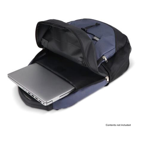 Mochila con detalle de cordón R-PET 25L Azúl oscuro