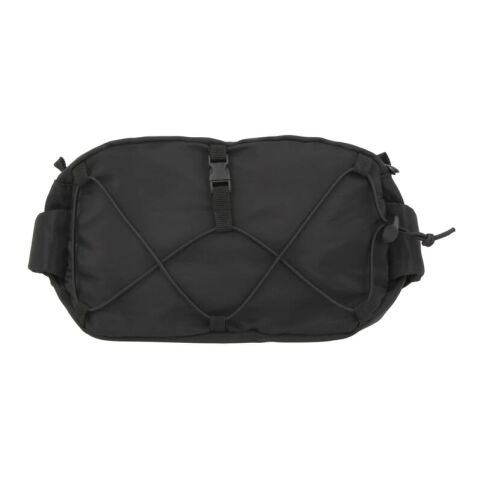 Bolso cruzado R-PET con cordón de ajuste Negro | sin montaje de publicidad | no disponible | no disponible | no disponible